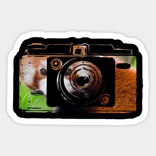 Retro Camera AOP Body Sticker